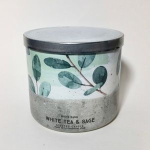 WHITE TEA & SAGE 3 Wick Candle